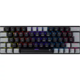   White Shark GK-002123V2-B-G/BL-HU WAKIZASHI-2 vezetékes mechanikus gamer billentyűzet - fekete/szürke - HU /kék/