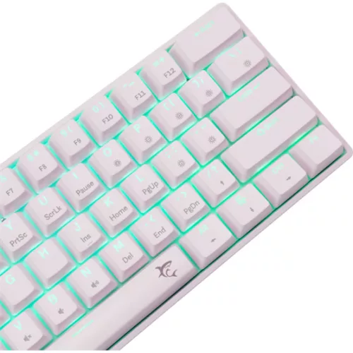 White Shark GK-004213V2-W/R-HU SHINOBI-2 vezetékes mechanikus gamer billentyűzet - fehér - HU /piros/