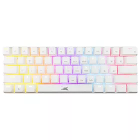   Baracuda BGK-03211W/R-US DOLPHIN-W - Mechanikus gamer billentyűzet piros kapcsolóval - Fehér - US