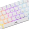 Baracuda BGK-03211W/R-US DOLPHIN-W - Mechanikus gamer billentyűzet piros kapcsolóval - Fehér - US