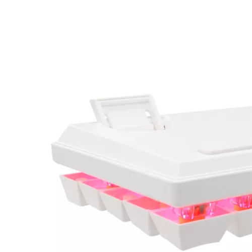 Baracuda BGK-03211W/R-US DOLPHIN-W - Mechanikus gamer billentyűzet piros kapcsolóval - Fehér - US