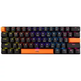   Baracuda BGK-03121B/BL-US DOLPHIN-B - Mechanikus gamer billentyűzet kék kapcsolóval - Fekete - US