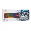 Baracuda BGK-03121B/BL-US DOLPHIN-B - Mechanikus gamer billentyűzet kék kapcsolóval - Fekete - US
