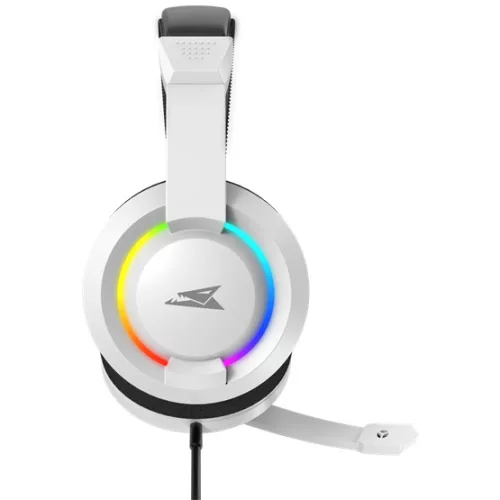 Baracuda BGH-021W HYDRA-W gamer fejhallgató mikrofonnal - RGB - fehér