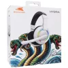 Baracuda BGH-021W HYDRA-W gamer fejhallgató mikrofonnal - RGB - fehér