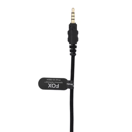 White Shark GH-2445B FOX gamer fejhallgató mikrofonnal - fekete