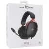 White Shark GH-2445B FOX gamer fejhallgató mikrofonnal - fekete