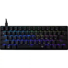   White Shark GK-004123B/BL-HU SHINOBI-2 vezetékes mechanikus gamer billentyűzet - fekete - HU /kék/