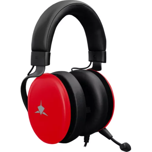 White Shark GH-2540R ELEPHANT vezetékes gamer fejhallgató mikrofonnal - piros