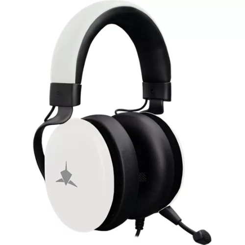 White Shark GH-2540W ELEPHANT vezetékes gamer fejhallgató mikrofonnal - fehér