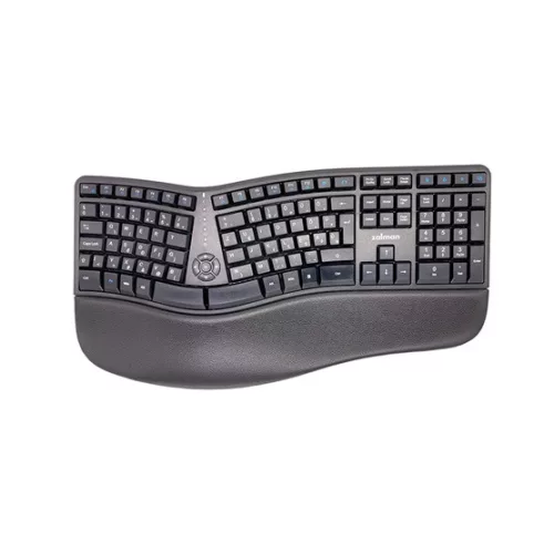 Zalman ZM-K690M Magyar Ergonomikus Billentyűzet + egér Kombó (C-típusú egérrel)