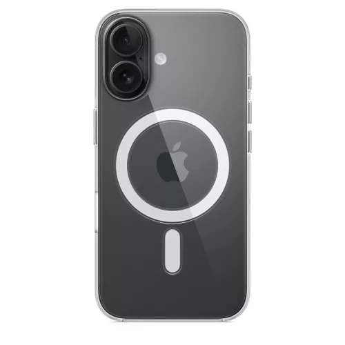 Apple iPhone 16 Gyári műanyag tok - Átlátszó