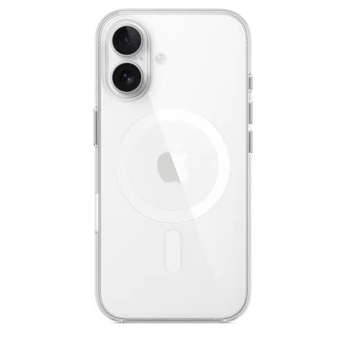Apple iPhone 16 Gyári műanyag tok - Átlátszó