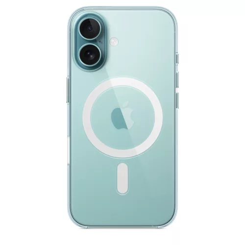 Apple iPhone 16 Gyári műanyag tok - Átlátszó