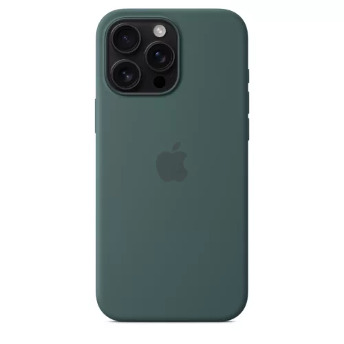 Apple iPhone 16 Pro Max Silicone Case with MagSafe - Lake Green (Seasonal)