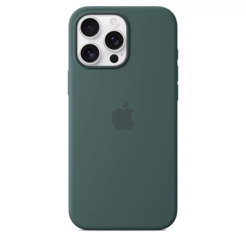 Apple iPhone 16 Pro Max Silicone Case with MagSafe - Lake Green (Seasonal)