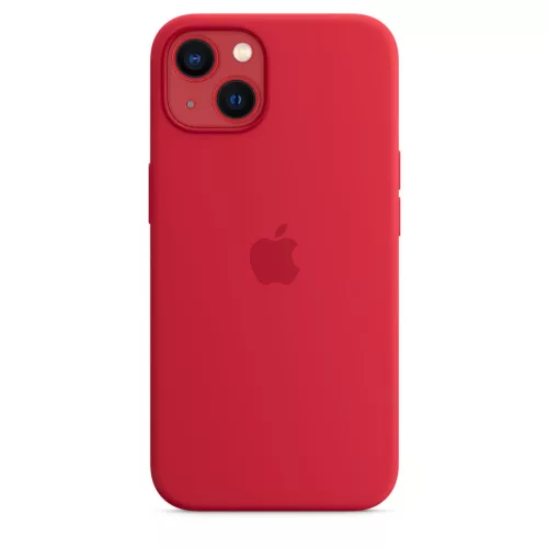 Apple iPhone 13 Silicone Case with MagSafe - (PRODUCT)RED
