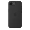 Apple iPhone 16e Silicone Case Black