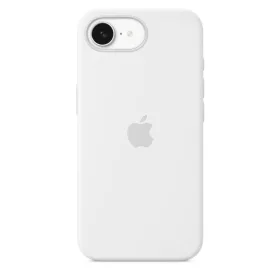 Apple iPhone 16e Silicone Case Telefon Tok - White