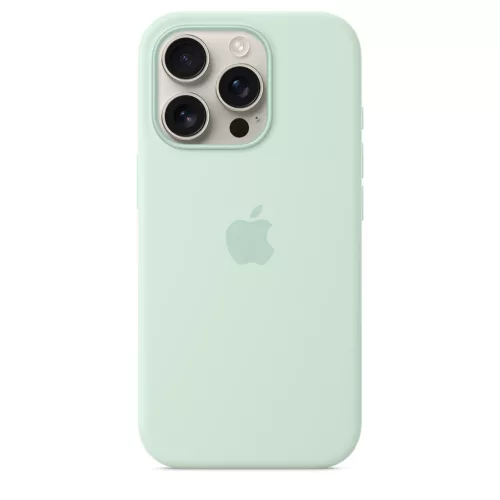 Apple iPhone 16 Pro Silicone Case with MagSafe - Aquamarine (SEASONAL)