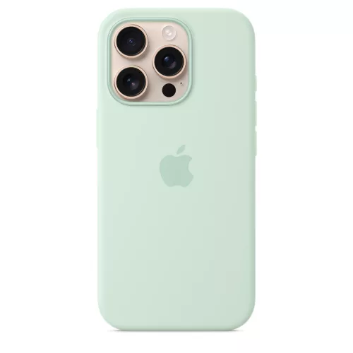 Apple iPhone 16 Pro Silicone Case with MagSafe - Aquamarine (SEASONAL)