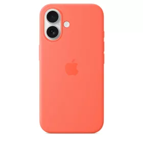   Apple iPhone 16 Silicone Case with MagSafe - Tangerine (SEASONAL)