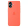 Apple iPhone 16 Silicone Case with MagSafe - Tangerine (SEASONAL)