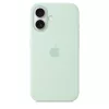 Apple iPhone 16 Silicone Case with MagSafe - Aquamarine (SEASONAL)