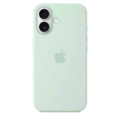 Apple iPhone 16 Silicone Case with MagSafe - Aquamarine (SEASONAL)