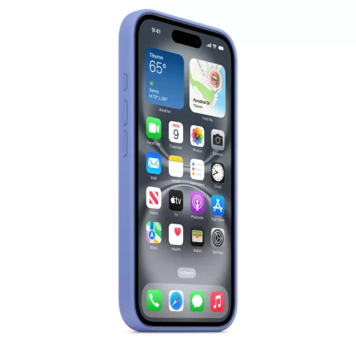 Apple iPhone 16 Silicone Case with MagSafe - Periwinkle (SEASONAL)