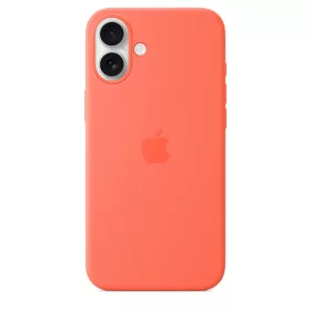   Apple iPhone 16 Plus Silicone Case with MagSafe - Tangerine (SEASONAL)