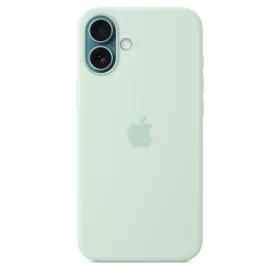   Apple iPhone 16 Plus Silicone Case with MagSafe - Aquamarine (SEASONAL)