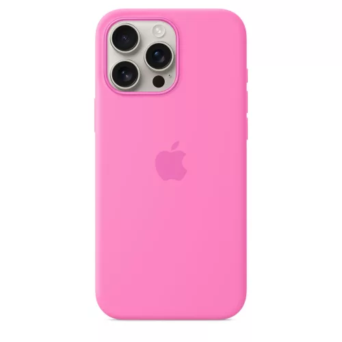 Apple iPhone 16 Pro Max Silicone Case with MagSafe - Peony (SEASONAL)
