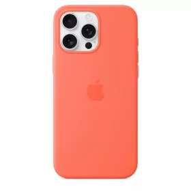   Apple iPhone 16 Pro Max Silicone Case with MagSafe - Tangerine (SEASONAL)
