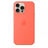 Apple iPhone 16 Pro Max Silicone Case with MagSafe - Tangerine (SEASONAL)