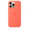 Apple iPhone 16 Pro Max Silicone Case with MagSafe - Tangerine (SEASONAL)