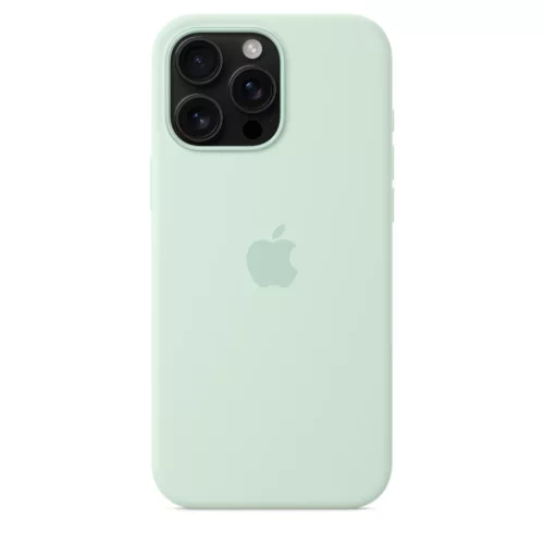 Apple iPhone 16 Pro Max Silicone Case with MagSafe - Aquamarine (SEASONAL)