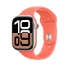 Apple Watch 46mm Sport Band: Tangerine Sport Band - S/M (SEASONAL)
