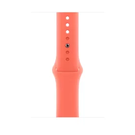   Apple Watch 46mm Sport Band: Tangerine Sport Band - M/L (SEASONAL)