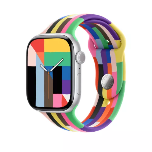 Apple Watch 46mm Band: Pride Edition Sport Band - M/L (SEASONAL)