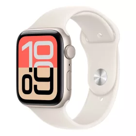   Apple Watch SE 3 GPS 44mm Starlight Aluminium Case with Starlight Sport Band - S/M
