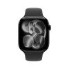 Apple Watch S11 GPS 42mm Jet Black Aluminium Case with Black Sport Band - M/L