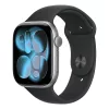 Apple Watch S11 GPS 46mm Space Grey Aluminium Case with Black Sport Band - M/L