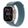 Apple Watch Ultra 3 Cellular 49mm Natural Titanium Case with Light Blue Alpine Loop - Large