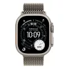 Apple Watch Ultra 3 Cellular 49mm Natural Titanium Case with Natural Titanium Milanese Loop - Medium