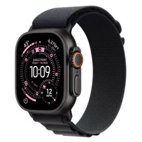   Apple Watch Ultra 3 Cellular 49mm Black Titanium Case with Black Alpine Loop - Medium