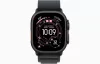 Apple Watch Ultra 3 Cellular 49mm Black Titanium Case with Black Alpine Loop - Large