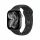 Apple Watch S11 Cellular 42mm Jet Black Aluminium Case with Black Sport Band - M/L