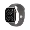 Apple Watch S11 Cellular 42mm Natural Titanium Case with Stone Grey Sport Band - S/M