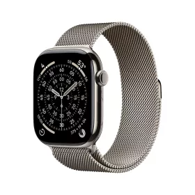   Apple Watch S11 Cellular 42mm Natural Titanium Case with Natural Milanese Loop